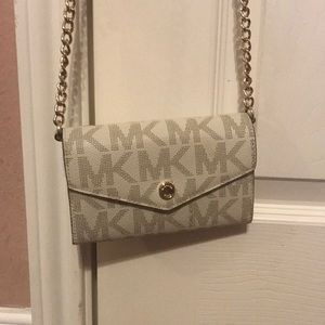White MK bag